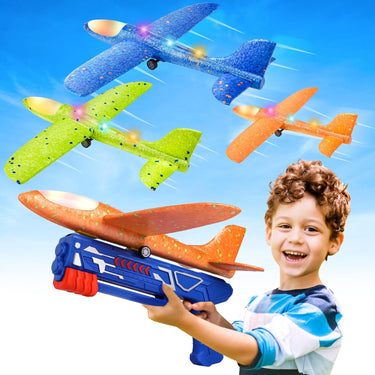 Lanzador SkyGlide | Lleva la diversión a nuevas alturas - Set de juego Lanzador de aviones de espuma